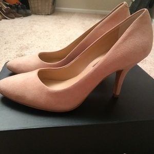 I.N.C international concepts pink suede heels